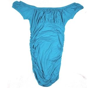 Teal Off Shoulder Top